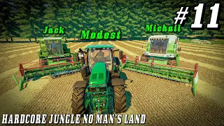 Harvesting 20Ha of Wheat & Canola on "Hardcore Jungle No Man's Land"