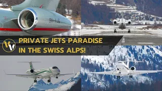 Bizjet heaven in the Swiss Alps! - Spotting at St. Moritz / Samedan Airport