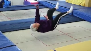 A 95-year-old man shares his tricks to safe falling