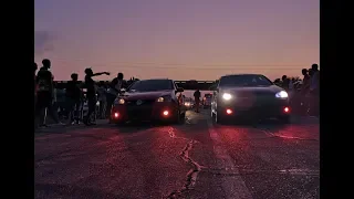 DRAG RACES - BMW M4 vs VW Golf 7R stage 2 + VW VS AUDI