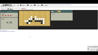 Day 4 - 7k to 1dan in 6min Igo Weiqi Baduk Tsumego 詰碁