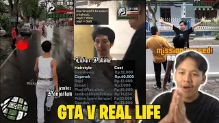 KEREN BANGET 😭!! REACT GTA V REAL LIFE BUATAN ANAK INDONESIA 🇮🇩