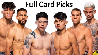 My Full Card Predictions & Breakdown For UFC Fight Night Moreno vs Royval 2