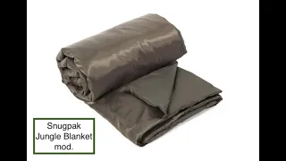 Snugpak Jungle Blanket modification