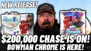 NEW RELEASE: 2023 BOWMAN CHOME BASEBALL HOBBY & HTA BOX OPENING! $200,000 FOR WHAT!?!?