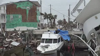 'It looks like God took his hand and went whoosh' - 1 month later Mexico Beach still crippled