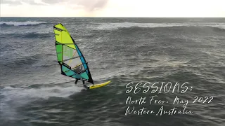 SESSIONS: Winter Windsurfing Western Australia | DJI Mavic2Pro vs 35knt winds.