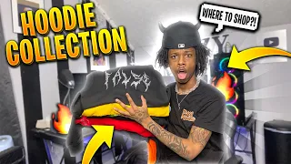 MY HOODIE COLLECTION | BEST PLACES TO BUY HOODIES FOR CHEAP 🔥