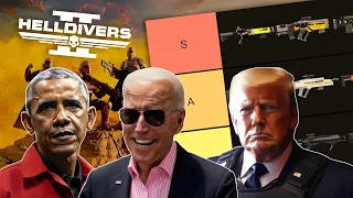 US Presidents Rank Every Primary Weapon in Helldivers 2