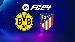 Dortmund vs Atletico Madrid | BVB Stadion Dortmund | 2023-24 UEFA Champions League | EA FC 24