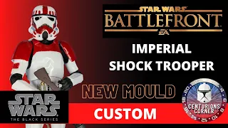 Star Wars The Black Series Imperial Shock Stormtrooper Custom New Mold 6 Inch Action Figure Review