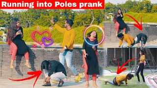 Running into poles😂 while staring at girls 😍|Epic Reaction| deva prank tv