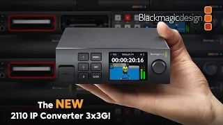 Here's the NEW 2110 IP Converter 3x3G from Blackmagic Design!