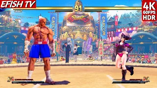 Sagat vs Juri (Hardest AI) - Street Fighter V | PS5 4K 60FPS