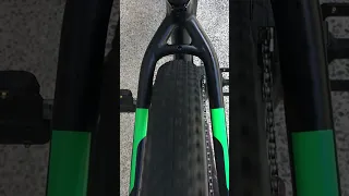 This what happens if you dont align your spokes