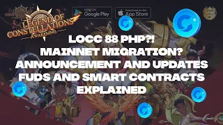 LOCC TOKEN 88 PHP NA?! MAINNET MIGRATION? ANNOUNCEMENT, UPDATES, FUDs AND SMART CONTRACTS EXPLAINED!