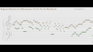 Bulgaria Rhythm(2), Mikrokosmos, Vol. IV, No. 115, Béla Bartók