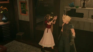 FINAL FANTASY VII REMAKE - Getting Caught By Aerith While Sneaking Out