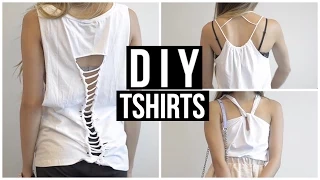 DIY: 3 Easy T-Shirt Reconstructions!