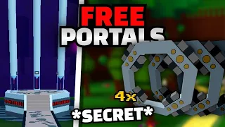 How to Get 4 PORTALS for FREE | Build a Boat for Treasure