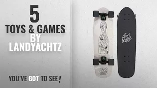 Top 10 Landyachtz Toys & Games [2018]: Landyachtz Dinghy Growler Complete Skateboard - 8" x 28.5"