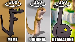 360º VR Toothless Dancing Original vs Otamatone vs Meme