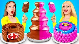 Desafio Alimentar do Chocolate | Batalha Chocolate vs Comida Real por X-Challenge