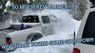 SUPERCHARGED SNOW WHEELING WITH ALL THE REV LIMITER!!