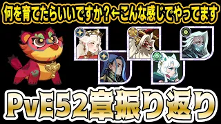 【AFKアリーナ】低戦力道中攻略勢による52章攻略振り返り！いつの間にか覚醒英雄、トリックタイガー無双になっています！