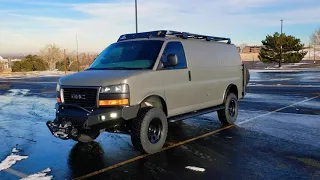 2019 GMC Savana 2500 U-haul to Full Build all @ Timberline, 4x4 Camper Van