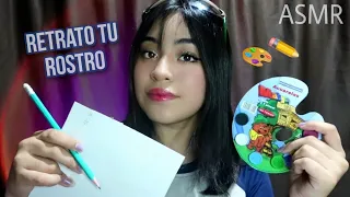 ASMR artista principiante te dibuja 🎨🖌️