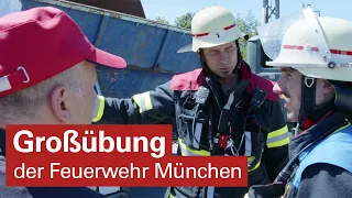 Großübung der Feuerwehr München ⚠ Feuerwehr- und Rettungsdienstschule FRSM 🚒🚑