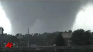 Raw Video: Massive Tornado in Tuscaloosa, Ala.