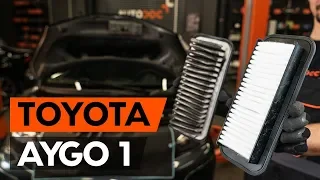 How to change air filter on TOYOTA AYGO 1 (AB10) [TUTORIAL AUTODOC]
