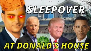 The Presidents Have A Sleepover at Donald's House!