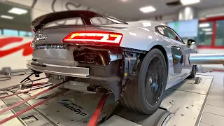 Audi R8 V10 Plus feat. Tubi Style Exhaust | 9000rpm Audi NA V10 SCREAMING on the DYNO 🔊