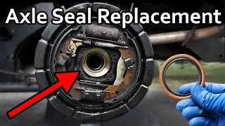 How To Fix A Leaking Rear Axle (Replace Axle Seals)