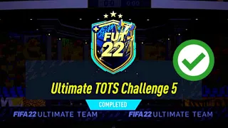 Ultimate TOTS Challenge 5 Sbc (Cheapest Way - No Loyalty)