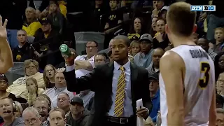 Colorado Assistant Kim English Struck By Water Bottle Mid-Play