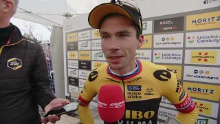 Primož Roglič - Interview at the finish - Volta Ciclista a Catalunya 2023 - Stage 1