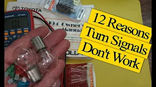 12 reasons car turn signals don't work or flash crazy fast