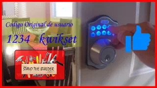 Como Instalar Una Cerradura Electronica Con Codigos kwikset - Electronic  Door Lock installation