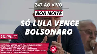 Boa Noite 247 - Bolsonaro freia queda, mas perde para Lula, diz pesquisa