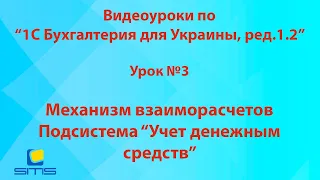 Обучение по программе 1С Бухгалтерия 8 для Украины. Урок 3