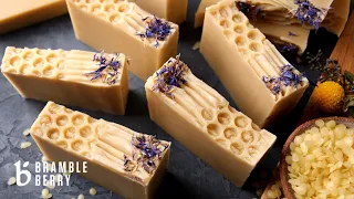 Anne-Marie Makes Honeycomb Soap - 7% Beeswax Soap! Palm Free! | Bramble Berry