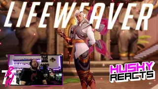 Lifeweaver| New Hero Gameplay Trailer | Overwatch 2  – Husky Reacts