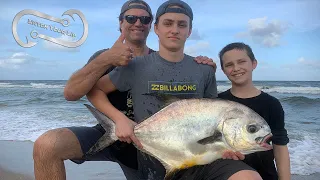 CATCHING BIG PERMIT ON SOUTH FLORIDA BEACHES