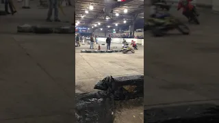 The indoor flat track races in Timonium Md