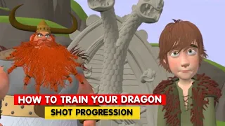 How To Train Your Dragon Shot Progression | Alexis Wanneroy |@3DAnimationInternships