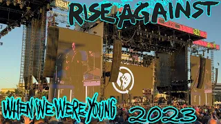 Rise Against Performs Live Full Set When We Were Young 2023 Day 2 Las Vegas
